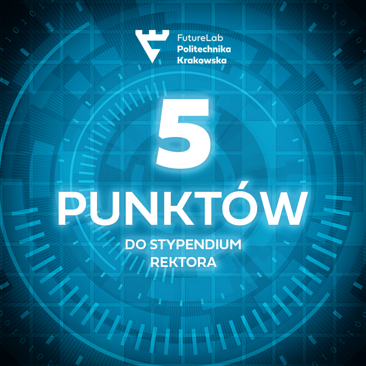 5 punktów do stypendium Rektora!