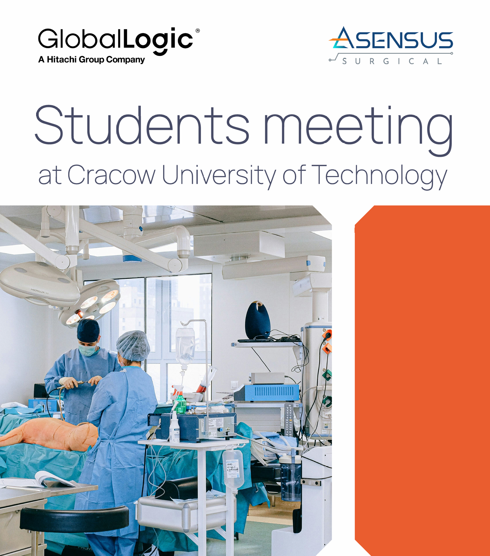 Zapraszamy na Students Meeting z Asensus Surgical oraz Global Logic