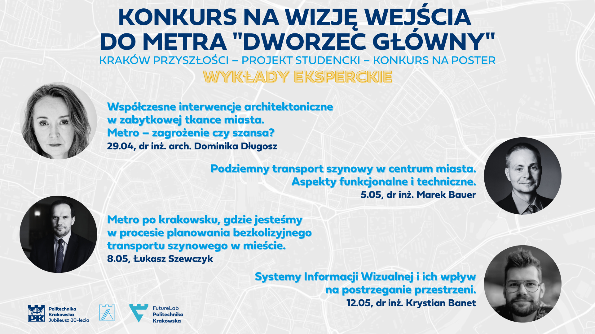 Wykłady eksperckie w ramach konkursu na wizję wejścia do stacji metra „Dworzec Główny”